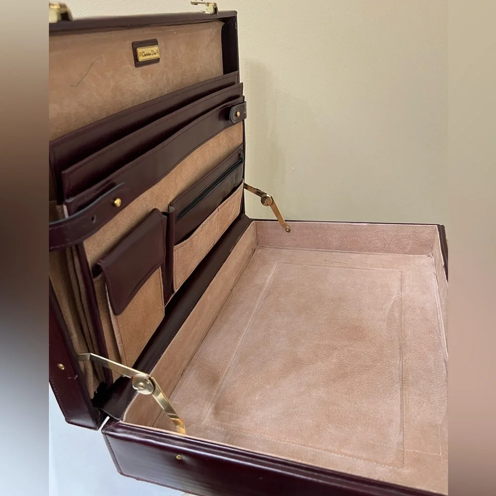Christian Dior vintage (1975) Briefcase EUC - Picture 9 of 13